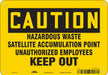 Safety Sign 7 inx10 in Polyethylene
