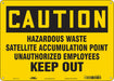 Safety Sign 10 inx14 in Polyethylene