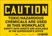 Safety Sign 7 inx10 in Vinyl