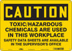Safety Sign 10 in x 14 in Vinyl