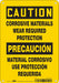 Safety Sign 10 inx7 in Polyethylene