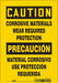 Safety Sign 10 in x 7 in Vinyl