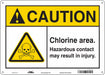Safety Sign 10 in x 14 in Aluminum