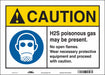 Safety Sign 10 in x 14 in Vinyl