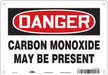 Safety Sign 7 inx10 in Polyethylene