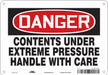 Safety Sign 7 in x 10 in Aluminum