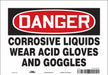 Safety Sign 7 in x 10 in Vinyl