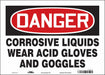 Safety Sign 10 in x 14 in Vinyl