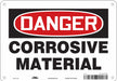 Chemical Sign 7 in x 10 in Aluminum