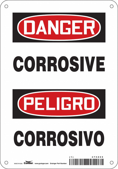 Safety Sign 10 inx7 in Aluminum