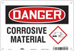 Chemical Sign 7 in x 10 in Aluminum