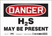 Safety Sign 5 in x 7 in Vinyl