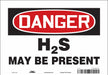 Safety Sign 7 in x 10 in Vinyl