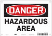 Safety Sign 7 in x 10 in Aluminum