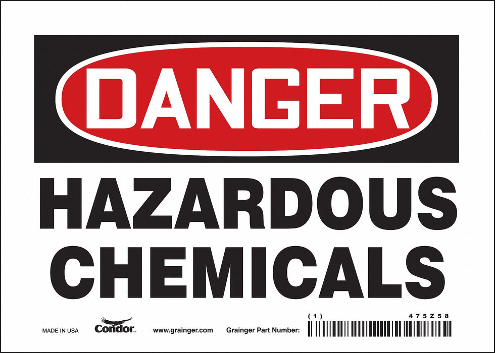 J6930 Safety Sign 5 inx7 in Vinyl