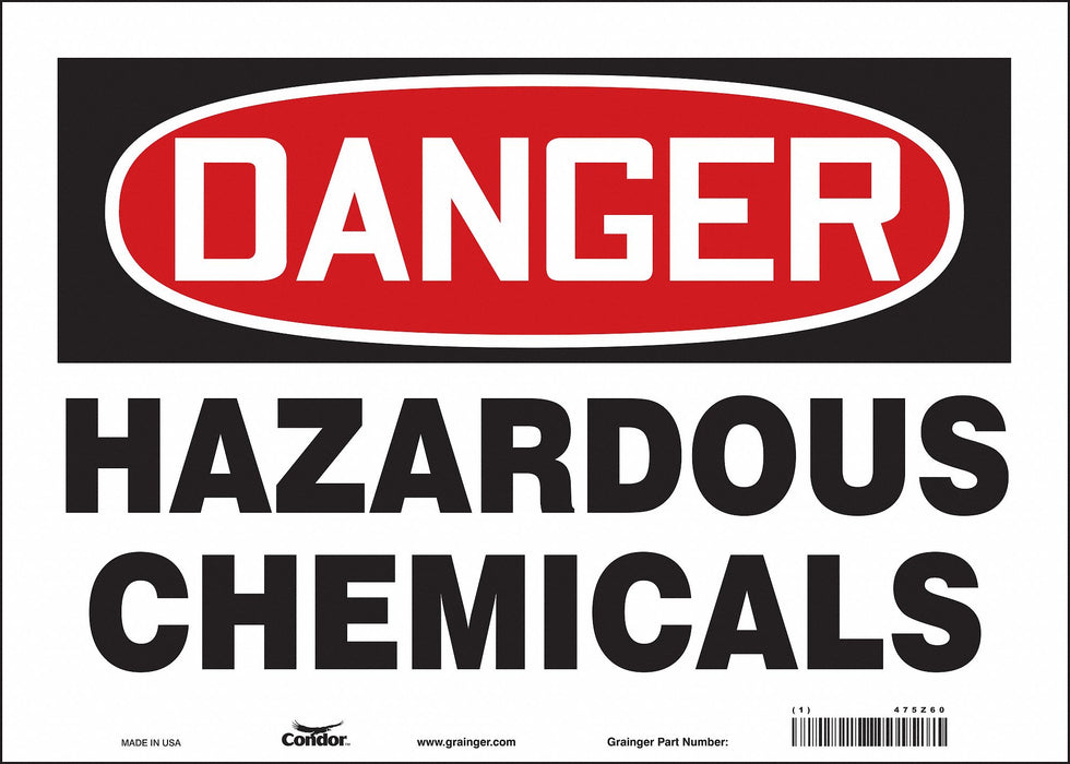 J6930 Safety Sign 10 inx14 in Vinyl