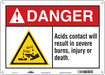 Safety Sign 10 in x 14 in Aluminum