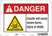 Safety Sign 7 inx10 in Polyethylene