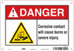 Chemical Sign 7 in x 10 in Aluminum