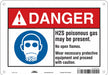 Safety Sign 7 in x 10 in Vinyl