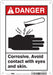 Safety Sign 10 in x 7 in Aluminum