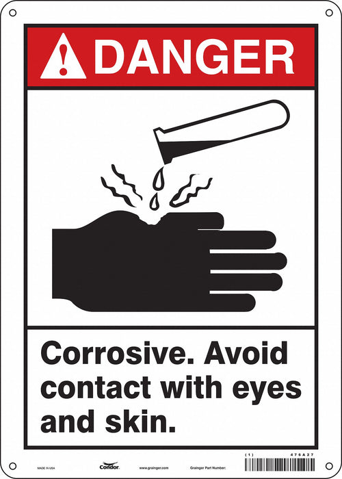Safety Sign 14 inx10 in Vinyl