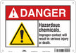 Safety Sign 7 in x 10 in Polyethylene