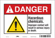 Safety Sign 7 in x 10 in Vinyl