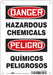 Safety Sign 10 in x 7 in Polyethylene