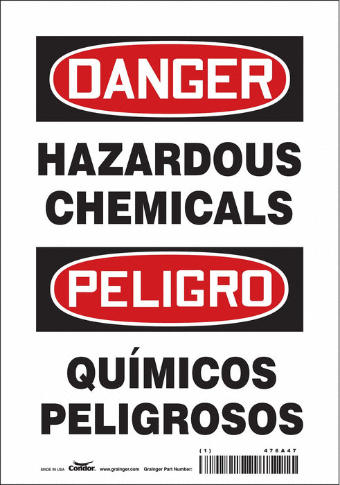Safety Sign 10 in x 7 in Vinyl