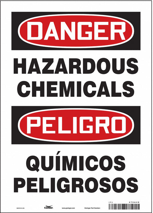 Safety Sign 14 inx10 in Vinyl