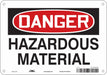 Chemical Sign 7 in x 10 in Aluminum