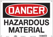 Safety Sign 10 in x 14 in Polyethylene