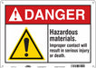 Safety Sign 10 in x 14 in Aluminum