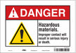 Safety Sign 7 in x 10 in Vinyl