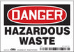 Safety Sign 3.5in x 5in Vinyl