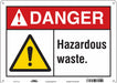 Safety Sign 10 in x 14 in Aluminum