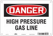 Safety Sign 7 in x 10 in Polyethylene