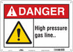 Safety Sign 10 in x 14 in Aluminum