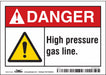 Safety Sign 3.5in x 5in Vinyl