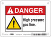 Safety Sign 5 in x 7 in Vinyl