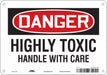 Safety Sign 7 in x 10 in Polyethylene
