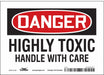 Safety Sign 5 in x 7 in Vinyl