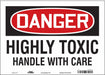 Safety Sign 10 in x 14 in Vinyl