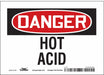 Safety Sign 5 in x 7 in Vinyl