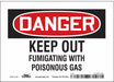 Safety Sign 5 in x 7 in Vinyl