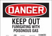 Safety Sign 10 in x 14 in Vinyl
