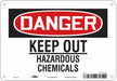 Safety Sign 7 inx10 in Polyethylene