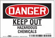 Safety Sign 3.5in x 5in Vinyl