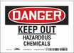 Safety Sign 5 in x 7 in Vinyl